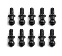Composants Modèles RC Compatible avec Tamiya pour TT01 pour TT02 pour Sakura D5 1/10 RC Drift Car Pièces De Rechange 10 Pièces M3 Vis À Tête Sphérique Hexagonale en Métal(Black)