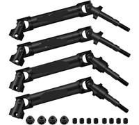 Composants Modèles RC Compatible avec Traxxas pour Slash pour Stampede pour Hoss Rustler VXL 4X4 1/10 RC Truck Mise À Niveau Arbre Transmission en Acier CVD Joint en U(Front and Rear)