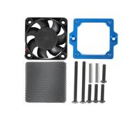 Composants Modèles RC Compatible avec TRAXXAS pour Trx4 pour Trx6 1/10 RC Crawler Cars Pièces De Mise À Niveau Accessoires De Remplacement Kit De Ventilateur De Refroidissement ESC(Blue)