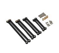 Composants Modèles RC Pour FMS Pour Fire Pour Horse Pour Eazyrc Pour Thunder 1/18 Storm RC Télécommande Voiture Métal Mise Niveau Accessoires Pour Chariot Ensemble Pièces Réparation(Black)