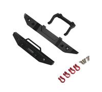 Composants Modèles RC Pour FMS Pour Fire Pour Horse Pour Eazyrc Pour Thunder Storm 1/18 Pièces Métalliques Voiture Télécommandée RC Barres Avant Arrière Mise Niveau Réparation(Black)