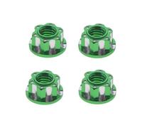 Composants Modèles RC pour HSP pour Traxxas pour TRX4 pour TRX6 pour Axial pour SCX10 D90 D110 1/10 Écrous De Roue Voiture RC M4 4 Pièces Accessoires pour pour Slash pour Rgt(Green)