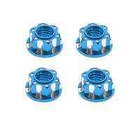 Composants Modèles RC pour HSP pour Traxxas pour TRX4 pour TRX6 pour Axial pour SCX10 D90 D110 1/10 Écrous De Roue Voiture RC M4 4 Pièces Accessoires pour pour Slash pour Rgt(Sky Blue)
