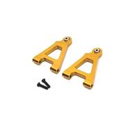 Composants Modèles RC pour MJX 14301 14302 1/14 Pièces Rechange Voiture Radiocommandée Mise Niveau en Métal Bras Oscillant Inférieur Avant Accessoires Réparation Pièces(Yellow)