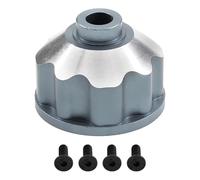 Composants Modèles RC pour Traxxas pour MAXX pour Monster Truck 1/10 RC Car 8981 Boîtier Différentiel Avant Et Arrière Universel Aluminium pour Pièces Et Accessoires pour Voitures RC(Red)