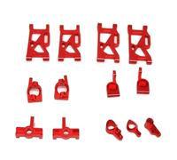 Composants Modèles RC Pour Wltoys 144001 1/14 RC Bras Oscillant Direction Base C Moyeu Arrière Siège Pièces Mise À Niveau(Red)