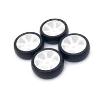 Composants Modèles RC pour Wltoys 284131 K969 K989 P929 pour Mini-Z pour Mini-Q pour Mini-D 1/28 4 Pièces Pneus Dérive en Plastique Dur Pièces Mise Niveau pour Voiture RC