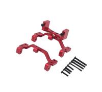 Composants Rc Pour MN D90 D91 D96 Pour MN98 99S 1/12 Support Servo Dessieu En Métal Biellette Direction Pièces Voiture RC Remplacement Réparation Modification(Red)