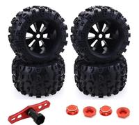 Composants Rc pour Traxxas pour Maxx pour Tmaxx pour E-Revo pour Revo 3.3 pour JLB pour Cheetah pour Monster 1/8 Échelle 17 Mm Hex RC Truck Pneus Et Roues Ensemble Pièces