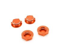 Composants Rc pour Traxxas pour X-Maxx pour Summit pour E-Revo 1/8 4 Pièces Rechange Voiture RC 17 Mm Écrous Roue Hexagonaux Anti-poussière Antidérapants Pièces pour Buggy Camion RC