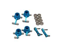 Composants Rc Pour WLtoys K989 K969 284131 284010 284161 1/28 RC Voiture Coupelle Direction Roue Arrière Siège Biellette Supérieure Accessoires Mise Niveau Et Réparation(Blue)