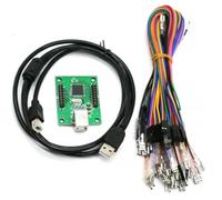 Composants Xin Mo - Double Arcade Gmae, Encodeur USB, Impression Ps3, Pc Stick Board, Zéro Retard, Joystick, Contrôleur De Bouton, 2 Joueurs(Board and cable)