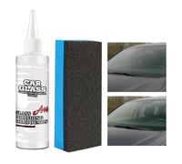 Composé de polissage de verre - 100 ml - Agent de nettoyage pour pare-brise - Détachant pour vitres de voiture - Enlèvement de taches d'eau - Restauration de surfac de peinture - Outil d'entretien au