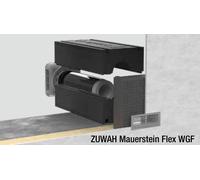 Composé du kit de gros œuvre pour traversée murale Basique EPP DN 12 et de la traversée murale Flexible ZUWAH WGF Plu d'Aereco - 130507