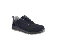 Compositelite Wire Lace Safety Trainer Knit S1P - Noir/Gris - PORTWEST - FT08BGY
