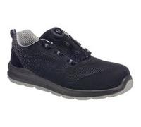 Compositelite Wire Lace Safety Trainer Knit S1P - Noir/Gris - PORTWEST - FT08BGY