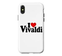 COMPOSITEUR I Love Heart Vivaldi Antonio Coque pour iPhone X/XS
