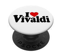 COMPOSITEUR I Love Heart Vivaldi Antonio PopSockets PopGrip Adhésif