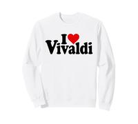 COMPOSITEUR I Love Heart Vivaldi Antonio Sweatshirt