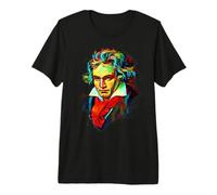 Compositeur Piano Player Classical Music Beethoven T-Shirt Haut de Gamme
