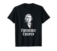 Compositeur Portrait Piano Piano Enseignant de Musique Classique Chopin T-Shirt