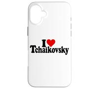 COMPOSITEUR Russe I Love Heart Tchaikovsky Pyotr Coque pour iPhone 16 Plus