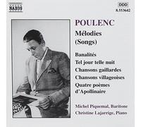 Compositeurs divers – Mélodies – CD – NAXOS