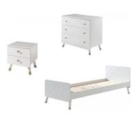 Composition 3 meubles Billy commode chevet Marron G