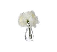 composition 3 pivoines artificielles blanches vase