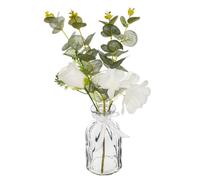 Composition artificielle d'eucalyptus - Vase en verre - H39 cm - Atmosphera créateur d'intérieur