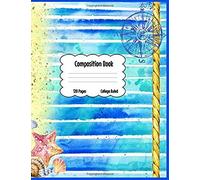 Composition Book: Home Is Where The Beach Is Kick Back Take A Nap Easy Life Journal