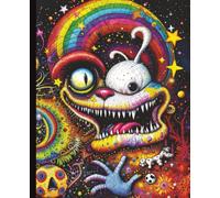 Composition Book: Monster Notebook | College Ruled | 110 Pages | 7.5" x 9.25" | Fun Composition Notebook for Teens, Gamers, School Notes & Journaling