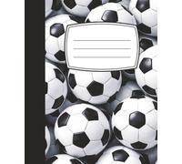 Composition Book - Soccer - 7.5 x 9.25, 100 pages; Wide Ruled