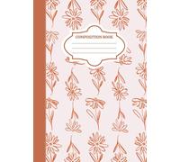 Composition Book: Vintage Vibes Notebook Vol. 27: Orange Pink Edition - 135 Lined Pages for Journaling, Note-Taking, and Everyday Writing | Perfect ... Design | Ideal Gift for Writers & Students
