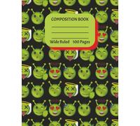 Composition Book Wide Ruled 100 Pages: Workbook For School, Home, Office | Lined Journal | Homework Pages Notebook |