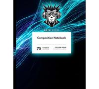 Composition Book Writing with 75 Sheets of College Ruled Paper, Topic and date on page, NGTN Style