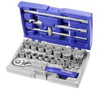coffret clé à cliquet Douilles et accessoires 1/2'' 22 pièces expert stanley