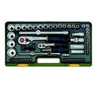 Jeu de clés à douille Proxxon Industrial métrique 1/4\ (6.3 mm), 1/2\ (12.5 mm) 65 pièces 23286
