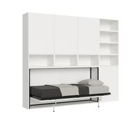 Composition de lit escamotable simple horizontal Kando E