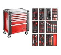 Composition d'outillage + servante 4 modules 6 tiroirs - FACOM - JET.6M4PLPF