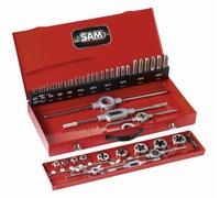 COMPOSITION D'OUTILS A TARAUDER ET FILETER SAM OUTILLAGE - CTF45