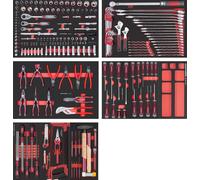 Composition d'outils Kraftwerk PRO LINE EVA, 242 pcs.