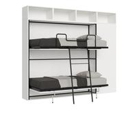 Composition du lit double escamotable horizontal Kando I