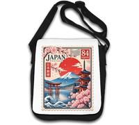 Composition du timbre postal japonais Sac à bandoulière Blanc