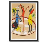 Composition Jackson Pollock, affiche de peinture expressionniste abstraite, art emblématique pour les intérieurs modernes, décoration murale pour la maison, le bureau, 50 x 70 cm (cadre noir) - 53 x