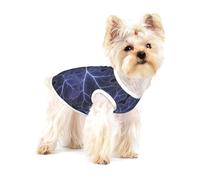 Composition minimaliste - Petit gilet en coton pour petits chiens - T-shirt respirant pour animal domestique avec impression unique - Vêtements d'été pour chiots et chats
