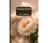 Composition Notebook 6"x9" Ruled, 120 Pages - Classic College Ruled Journal for School, Work & Everyday Writing