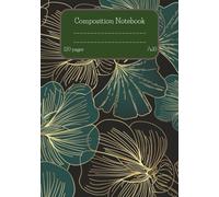 Composition Notebook: 7x10 120 pages with pretty subtle designs on each page and bonus color page