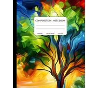 Composition Notebook: A Colorful Vivid Landscapes: Bright Landscape Cover | 150 Pages | College Ruled | 7.5 x 9.25 Inches Perfect for School, College, and Everyday Writing