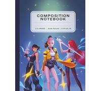 Composition Notebook: A Cute Lined Journal for Fans of K-pop Idols, Anime Adventures, and Mystical Creatures